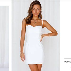 FancyYou Hello Molly Bachelorette White Mini Dress